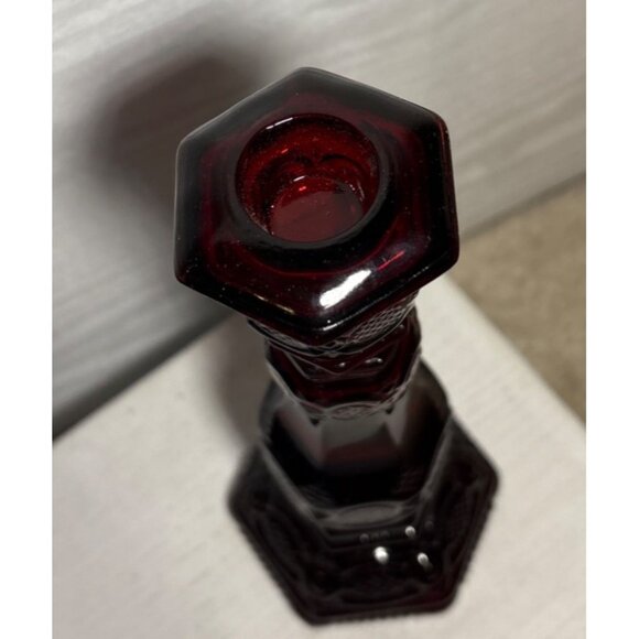 Avon Cape Cod Chandelier Candlestick 5 Oz Skin So Soft Bath Oil Vtg NOS Box 8.5" - Picture 5 of 10